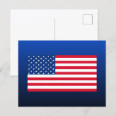 Carte Postale American Flag Postcard (Devant / Derrière)