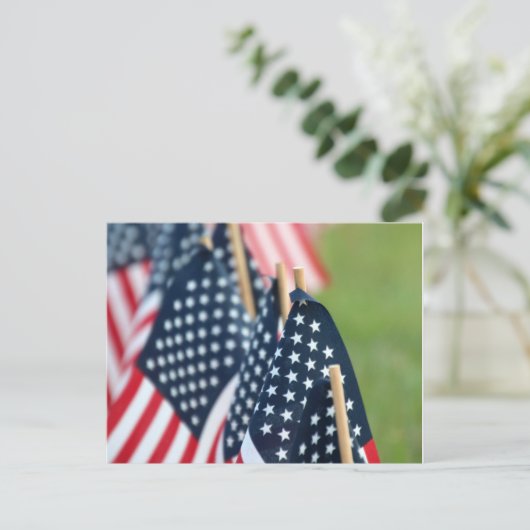 Carte postale American Flags (Debout devant)