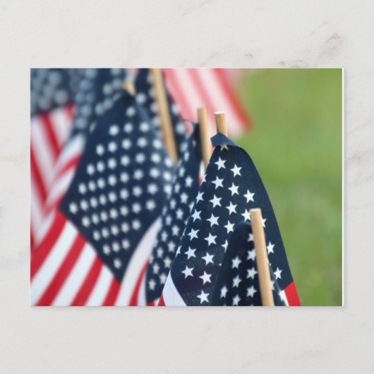 Carte postale American Flags (Devant)