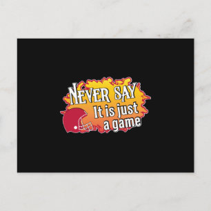 Carte Postale American Football Player Team Sports Game USA Cade