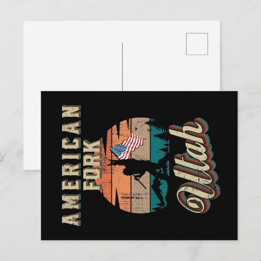 Carte Postale American Fork Utah (Devant / Derrière)