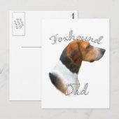 Carte Postale American Foxhound Dad 2 (Devant / Derrière)