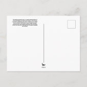 Carte postale American Green Treefrog (Dos)