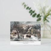 Carte postale - AMERICAN HOMESTEAD : Hiver (Debout devant)