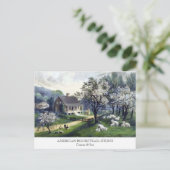 Carte postale - AMERICAN HOMESTEAD : Printemps (Debout devant)