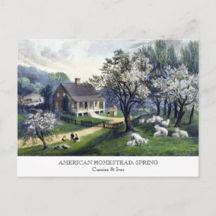 Carte postale - AMERICAN HOMESTEAD : Printemps