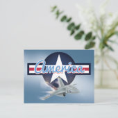 Carte Postale American Jet Air Force (Debout devant)