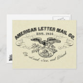 Carte postale American Letter Mail Company (Devant / Derrière)