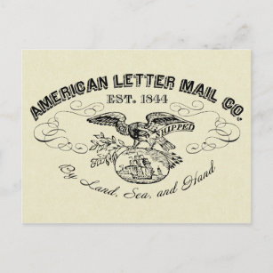 Carte postale American Letter Mail Company