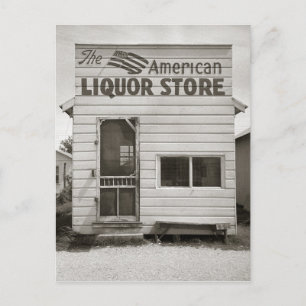 Carte Postale American Liquor Store, 1943