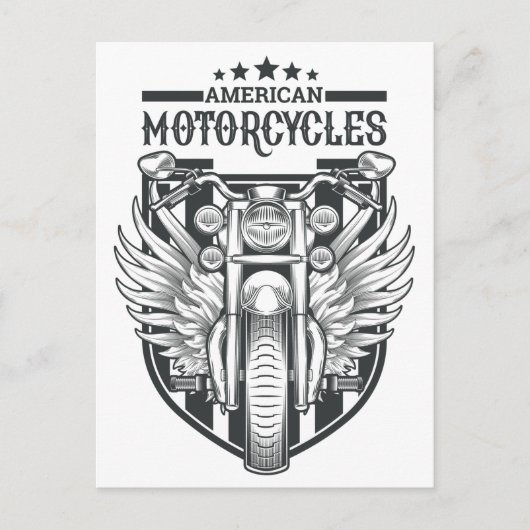 Carte postale "American Motocycles" (Devant)