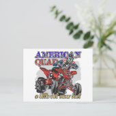 Carte Postale American Quad (Debout devant)