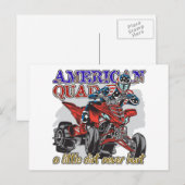Carte Postale American Quad (Devant / Derrière)