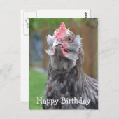 Carte Postale American Rooster Joyeux anniversaire (Devant / Derrière)