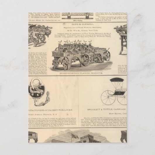 Carte Postale American Wire Works (Devant)