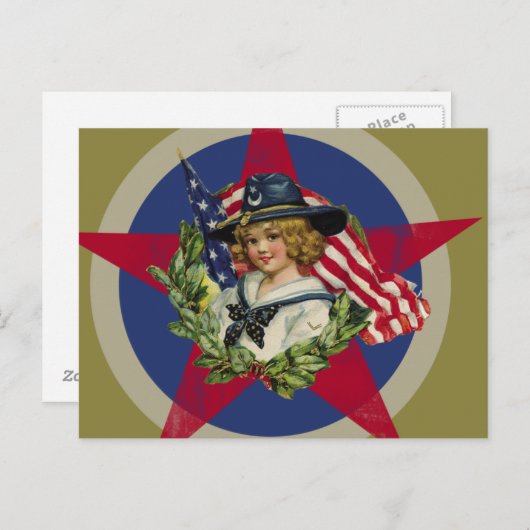 Carte Postale Americana (Devant / Derrière)