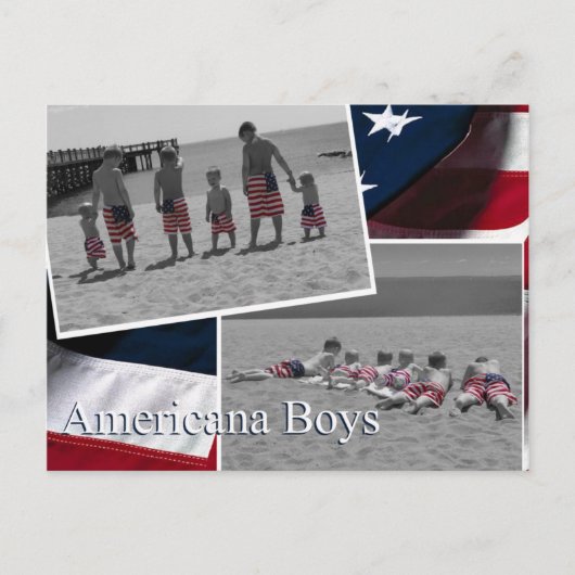 Carte Postale Americana Boys (Devant)