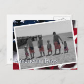 Carte Postale Americana Boys 2 (Devant / Derrière)