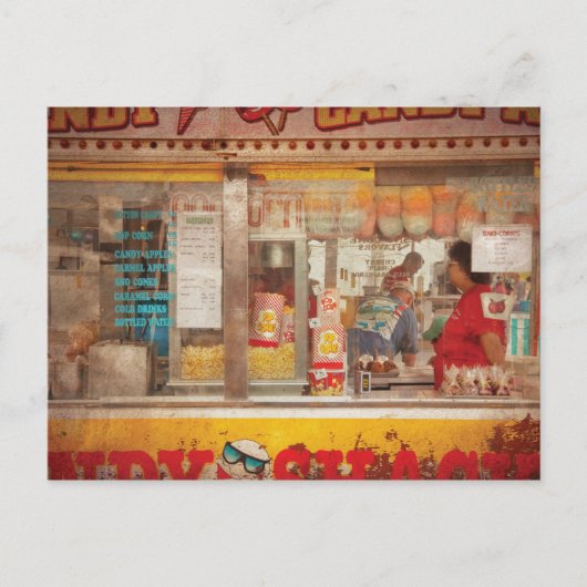 Carte Postale Americana - La cabane de bonbons (Devant)