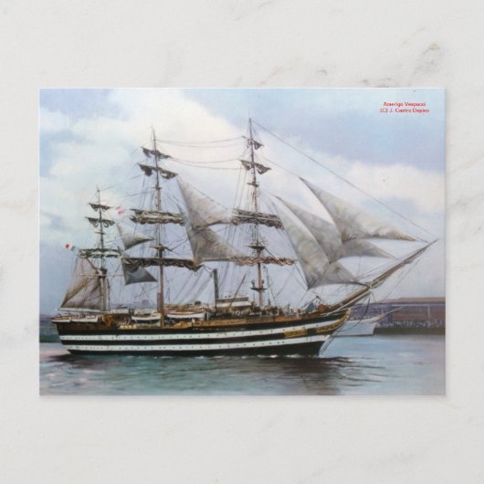 Carte Postale Amerigo Vespucci (Devant)