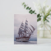 Carte Postale Amerigo Vespucci", Italie (Debout devant)