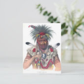 Carte Postale Amérindien (Debout devant)