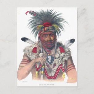 Carte Postale Amérindien