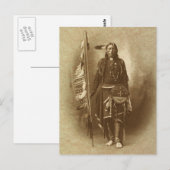 Carte Postale Amérindien (Devant / Derrière)