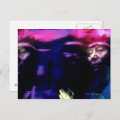 Carte Postale Amérindien (Devant / Derrière)