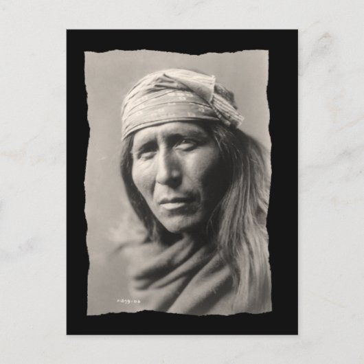 Carte Postale Amérindien Apache Tsahizn Tseh d'époque (Devant)