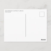 Carte Postale Amérindien Noir Haida Art Thunderbird (Dos)