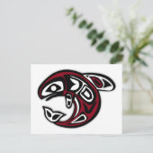 Carte Postale Amérindiens de la tribu des Fish Design (Debout devant)