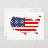 Carte Postale Amérique (Devant / Derrière)