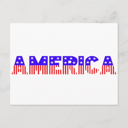 Carte Postale Amérique (Devant)