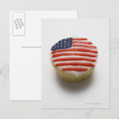 Carte Postale Amérique, américaine, étoiles et rayures, fée (Devant / Derrière)