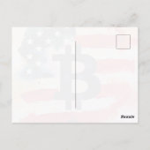Carte Postale Amérique Bitcoin (Peinture No. 4) (Dos)