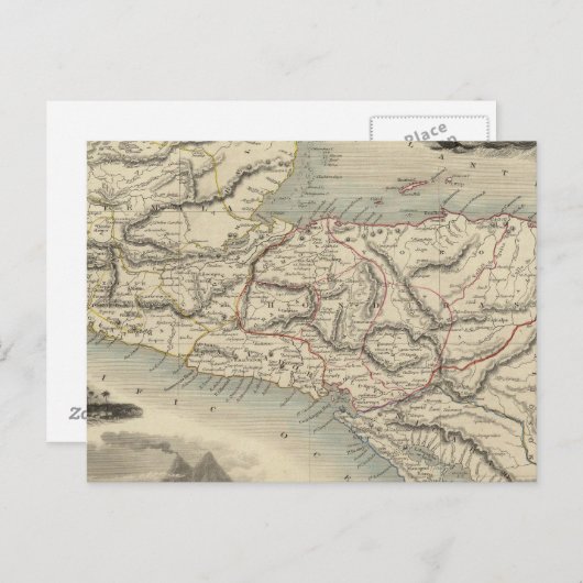 Carte Postale Amérique centrale 7 (Devant / Derrière)