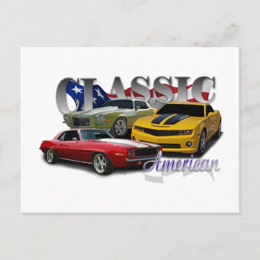 Carte Postale Amérique classique (Devant)