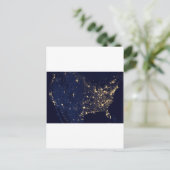 Carte Postale Amérique de nuit (Debout devant)