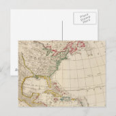 Carte Postale Amérique du Nord (Devant / Derrière)