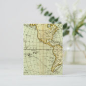 Carte Postale Amérique du Nord et Amérique du Sud (Debout devant)