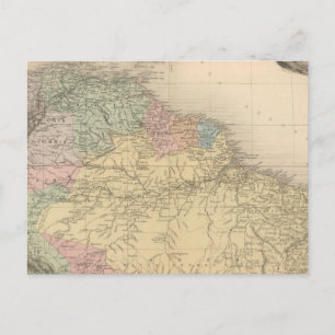 Carte Postale Amérique du Sud et du Nord