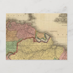 Carte Postale Amérique du Sud moitié nord