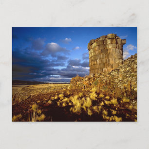 Carte Postale Amérique du Sud, Pérou, près du lac Titicaca.