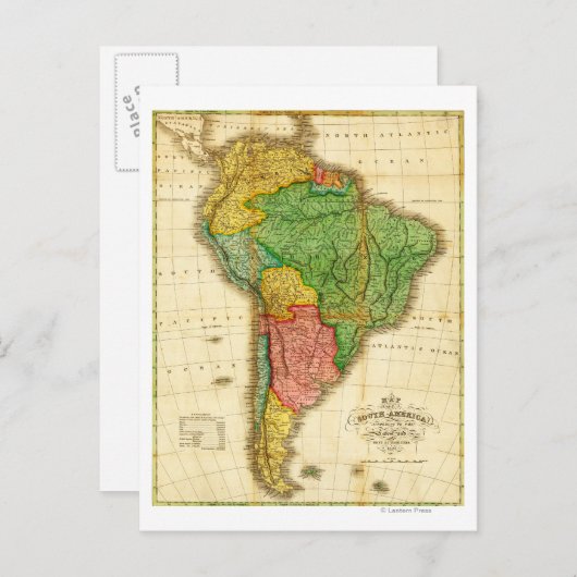 Carte Postale Amérique du SudCarte panoramiqueAmérique du Sud (Devant / Derrière)