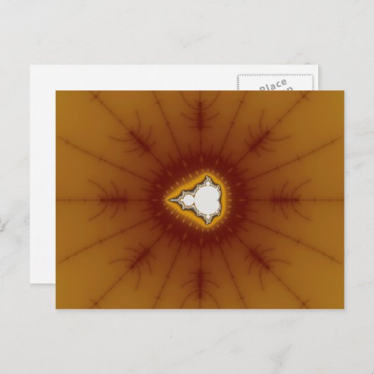 Carte Postale Amérique native - Fractal (Devant / Derrière)