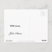 Carte Postale Amérique, premiers patriotes Drapeau américain, te (Dos)