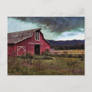 Carte Postale Amérique tempétueuse - Caroline du Nord rurale