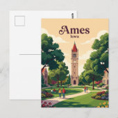 Carte Postale Ames, Iowa (Devant / Derrière)