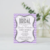 Carte Postale Amethyst Purple Chevron (Debout devant)